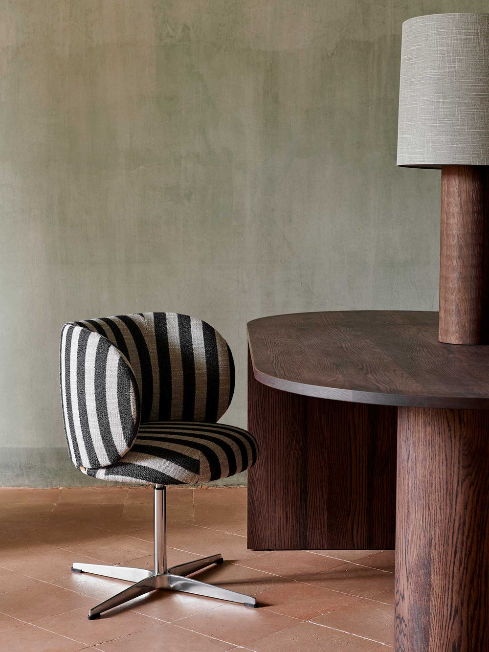rico dining chair swivel - louisiana by ferm living
