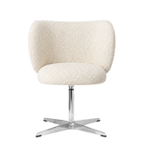 rico dining chair swivel - nordic bouclé by ferm living