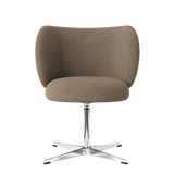 rico dining chair swivel - rich velvet by nevotex