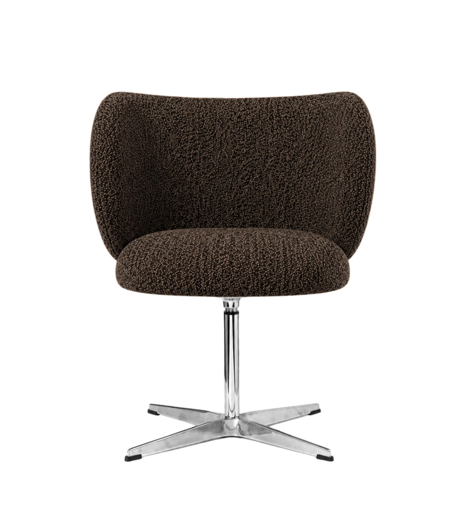 rico dining chair swivel - soft bouclé by ferm living 