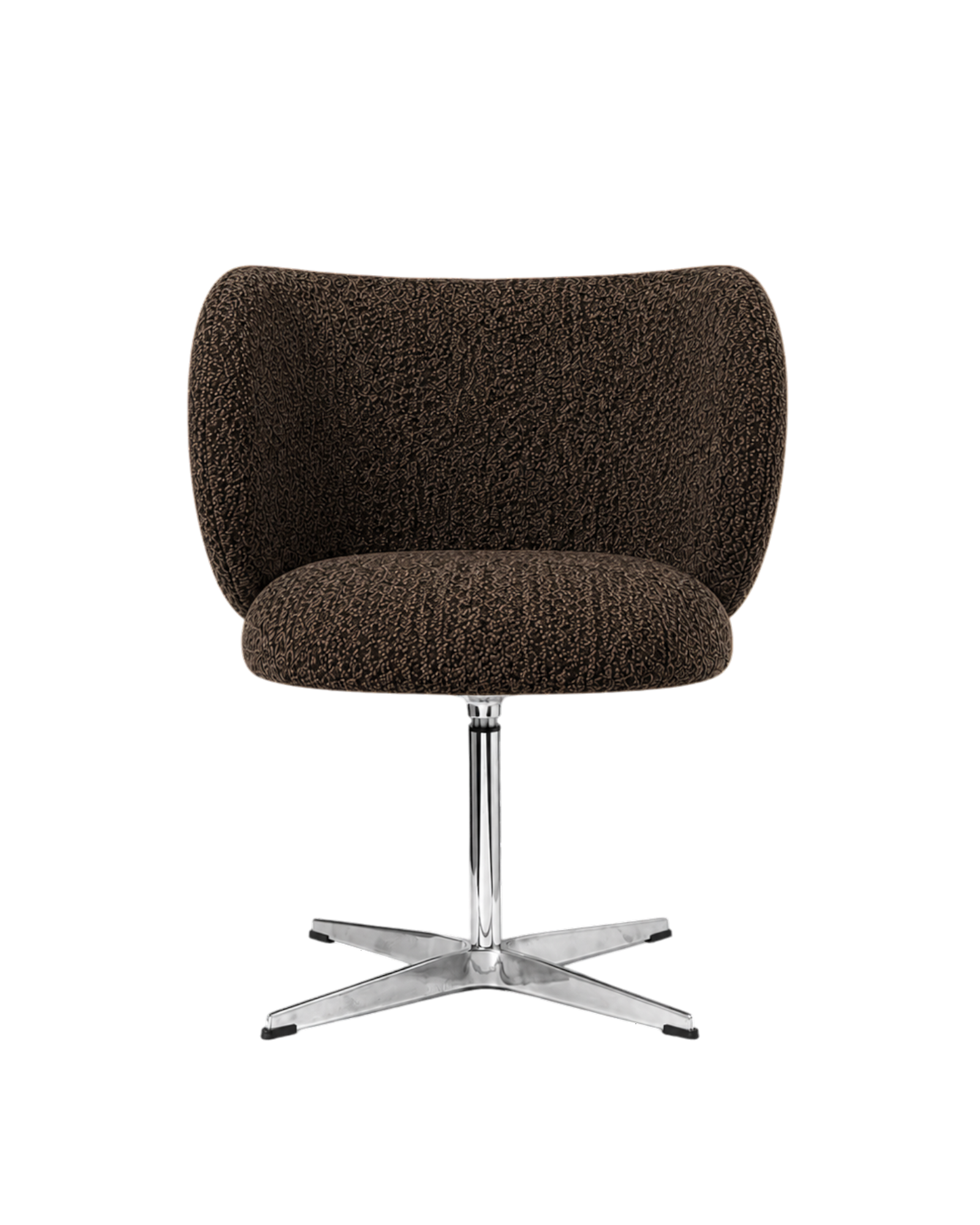 rico dining chair swivel - soft bouclé by ferm living 