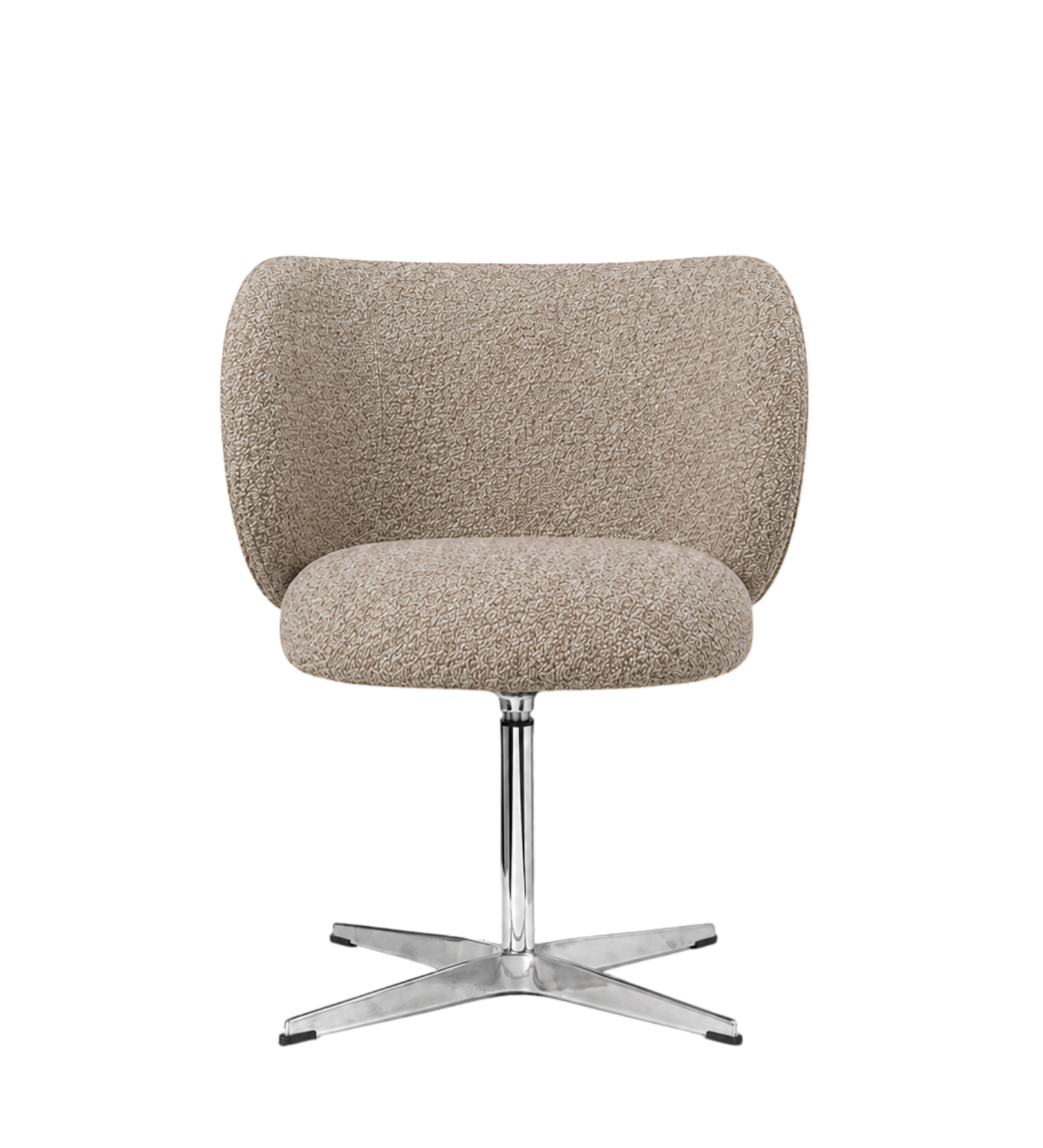 rico dining chair swivel - soft bouclé by ferm living 