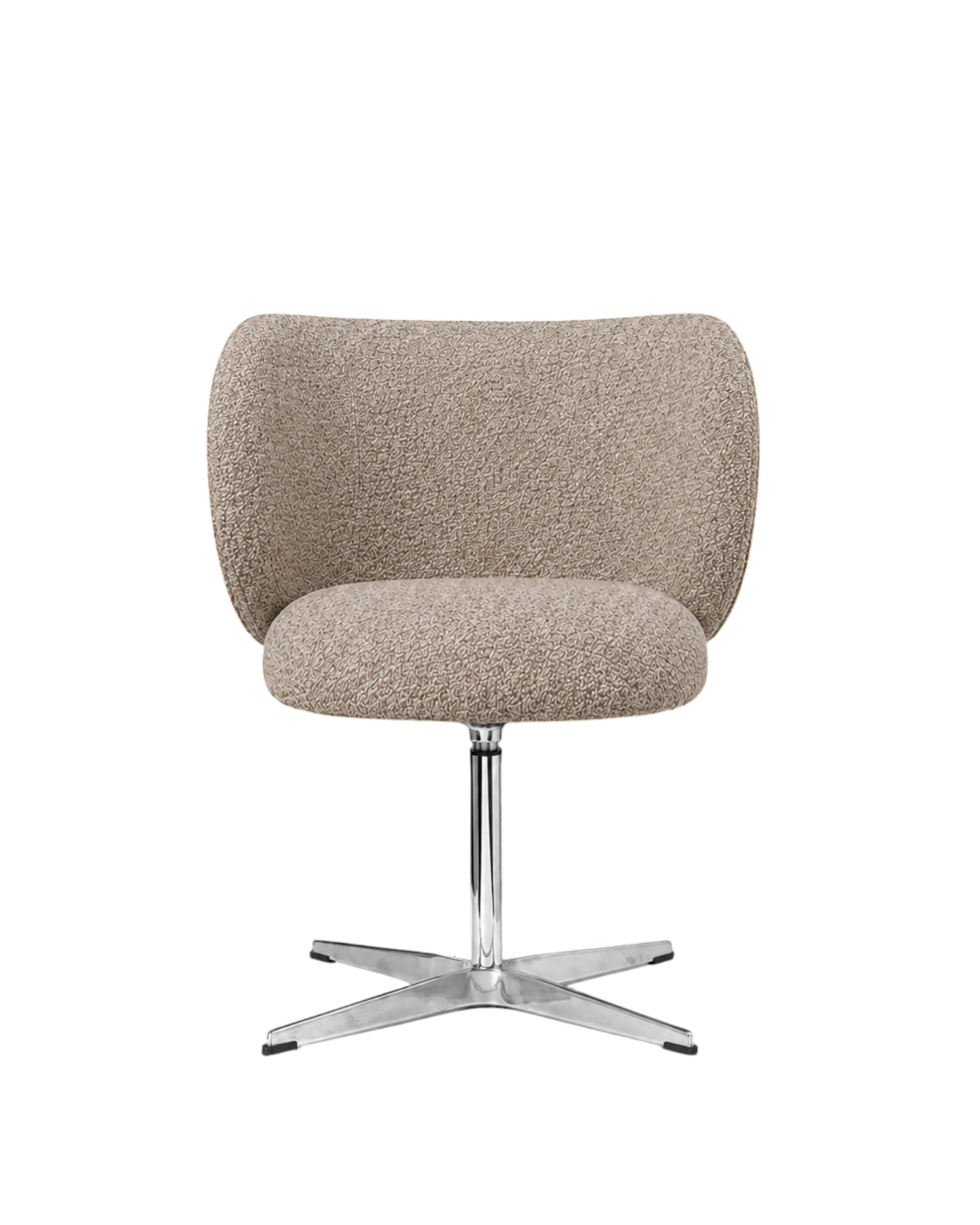 rico dining chair swivel - soft bouclé by ferm living 