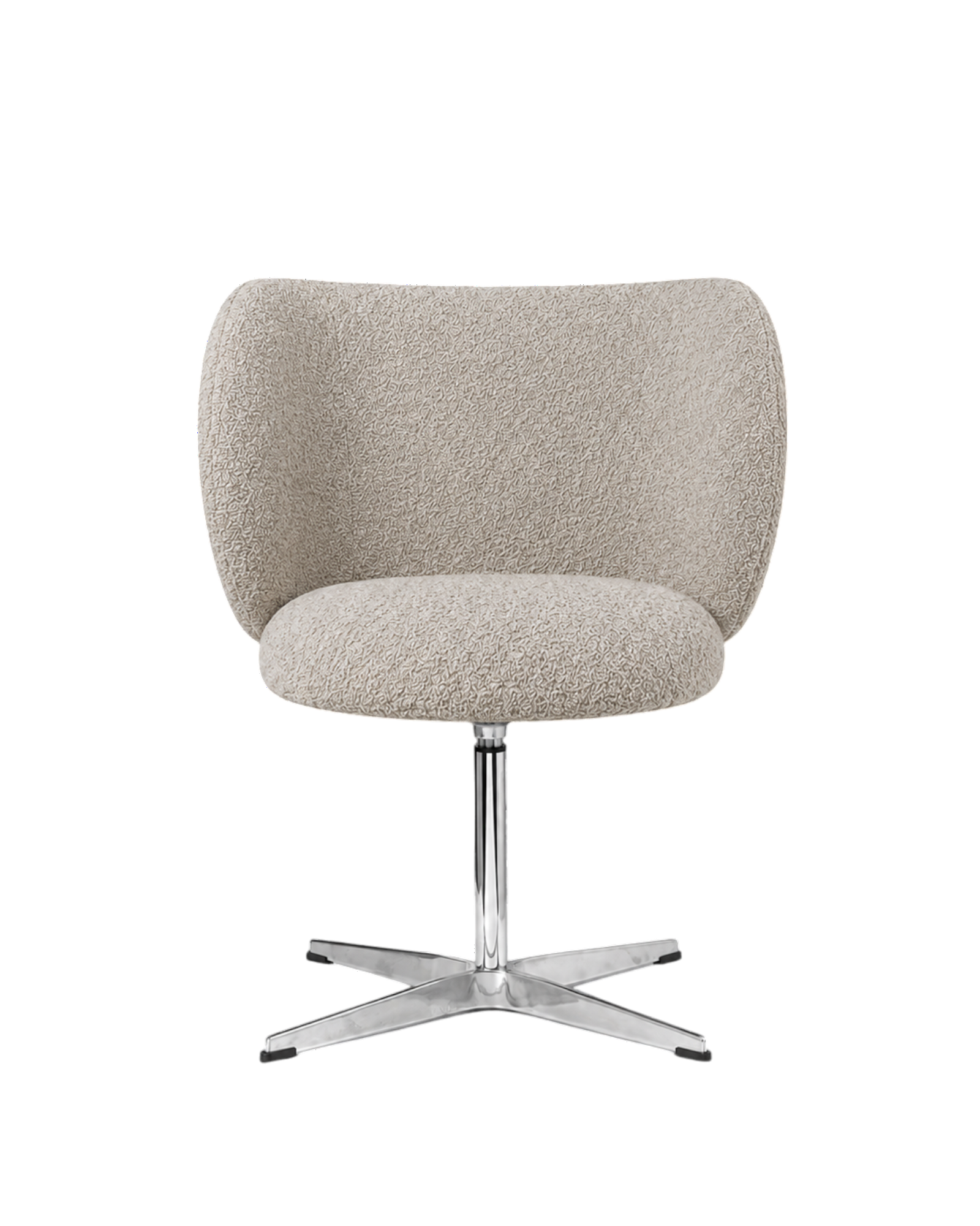 rico dining chair swivel - soft bouclé by ferm living 