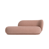 rico divan right - devoré velvet by ferm living