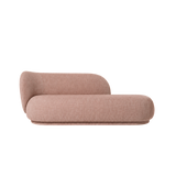 rico divan left - devoré velvet by ferm living