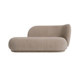 rico divan right - devoré velvet by ferm living