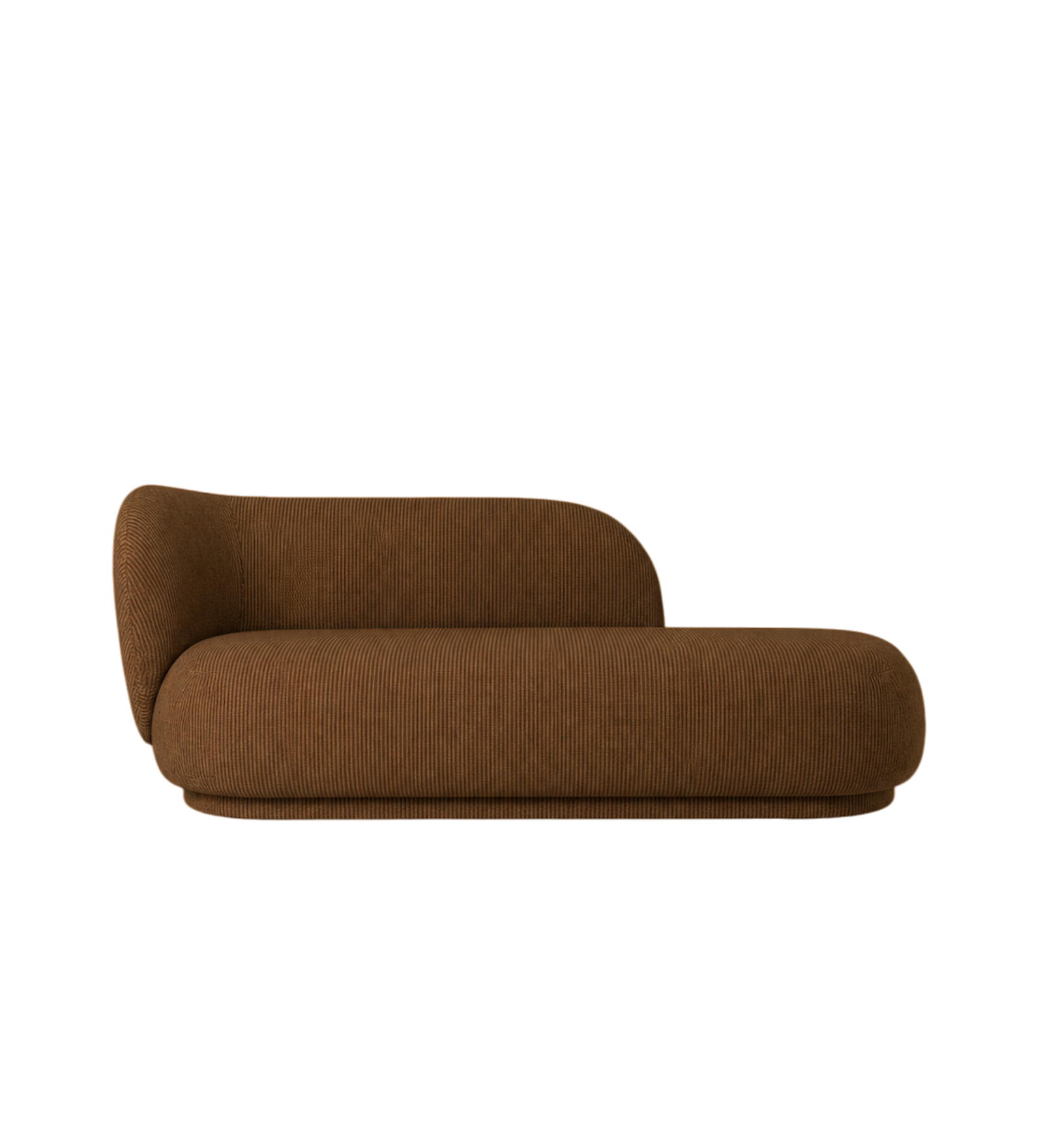rico divan left - devoré velvet by ferm living
