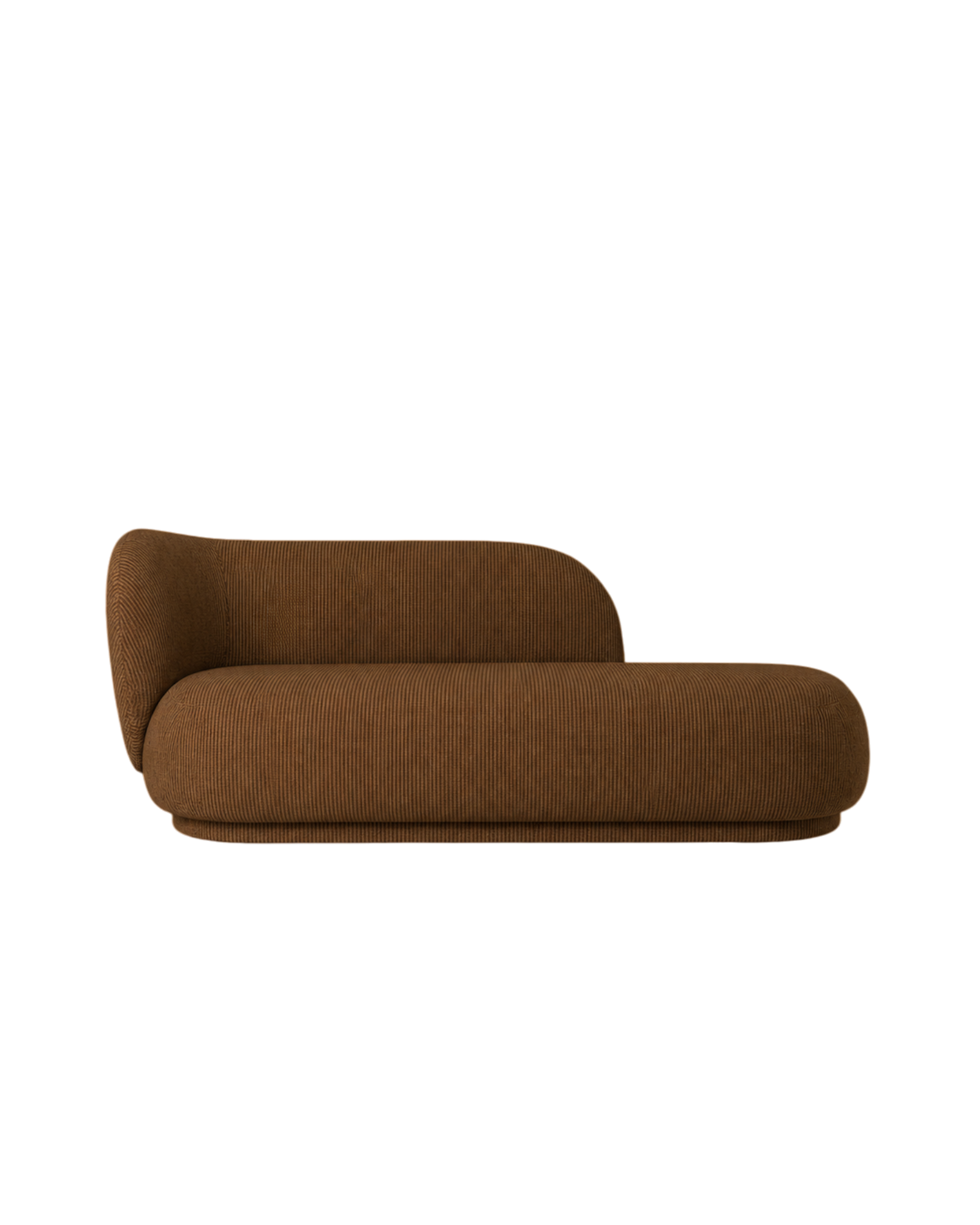 rico divan left - devoré velvet by ferm living