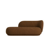 rico divan right - devoré velvet by ferm living