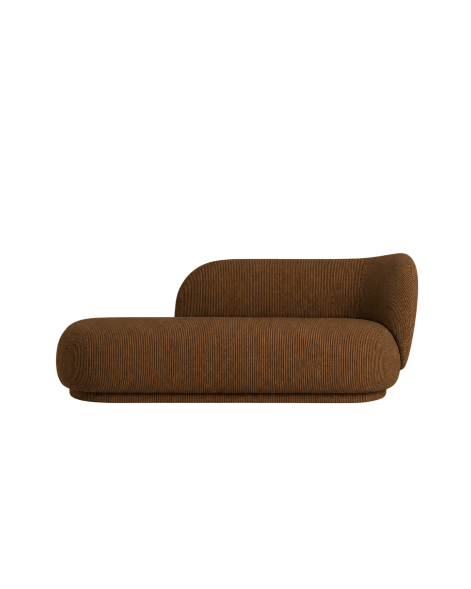 rico divan right - devoré velvet by ferm living
