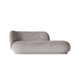 rico divan left - faded velvet by nevotex