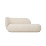 rico divan left - nordic bouclé by ferm living