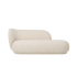rico divan left - nordic bouclé by ferm living
