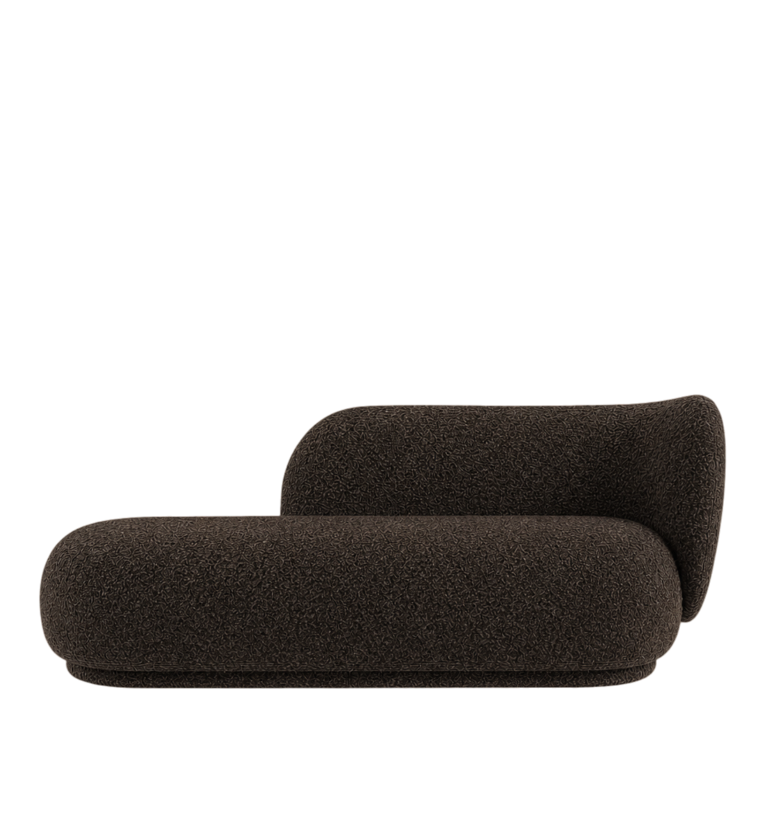 rico divan right - soft bouclé by ferm living