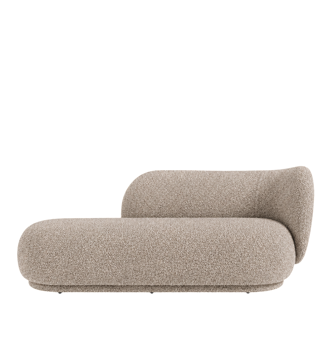 rico divan right - soft bouclé by ferm living