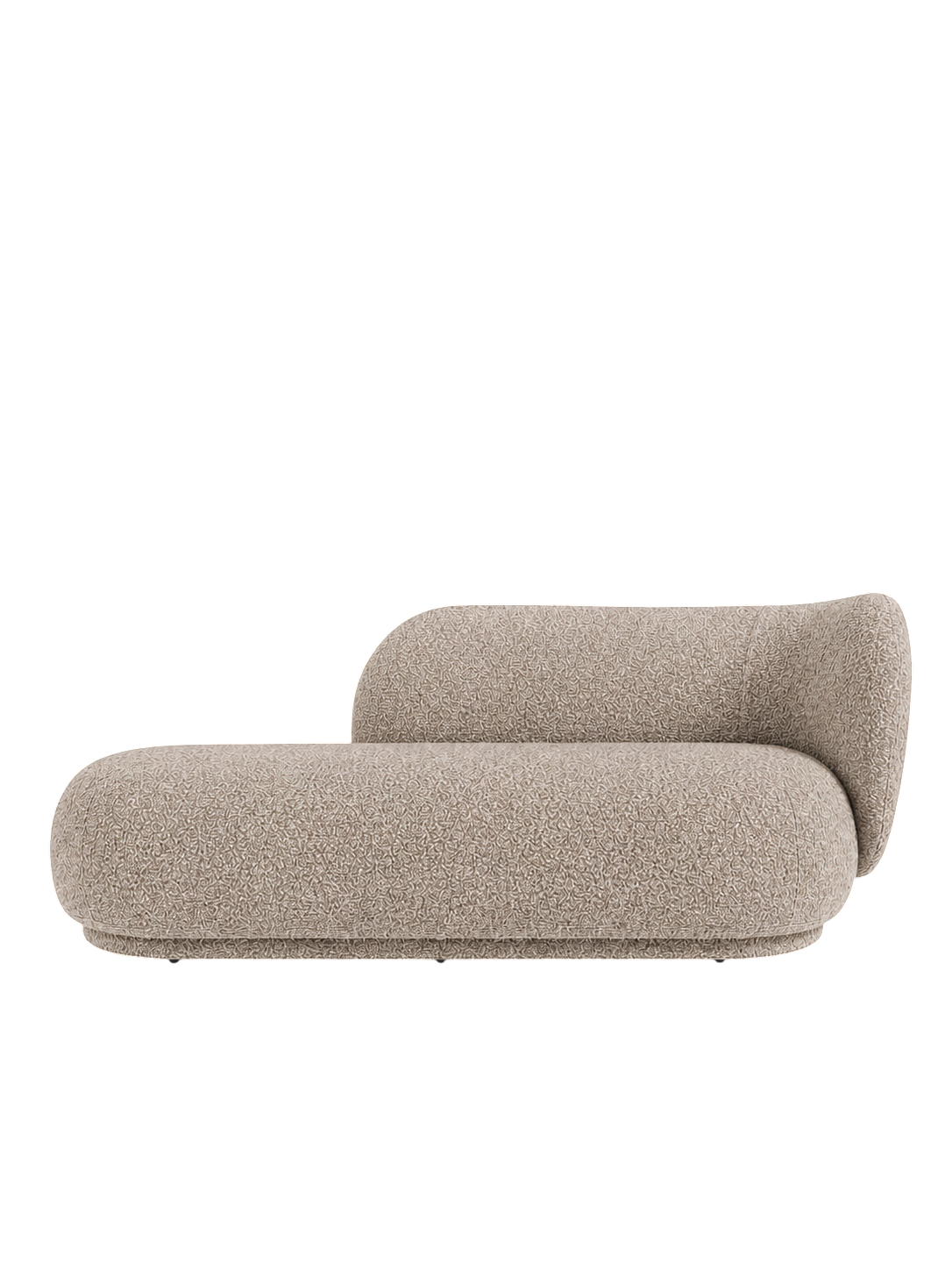 rico divan right - soft bouclé by ferm living