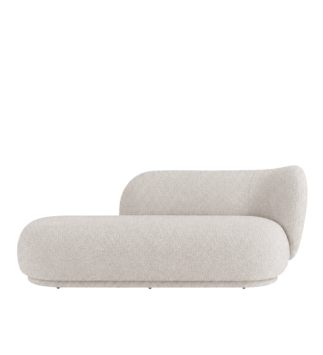 rico divan right - soft bouclé by ferm living