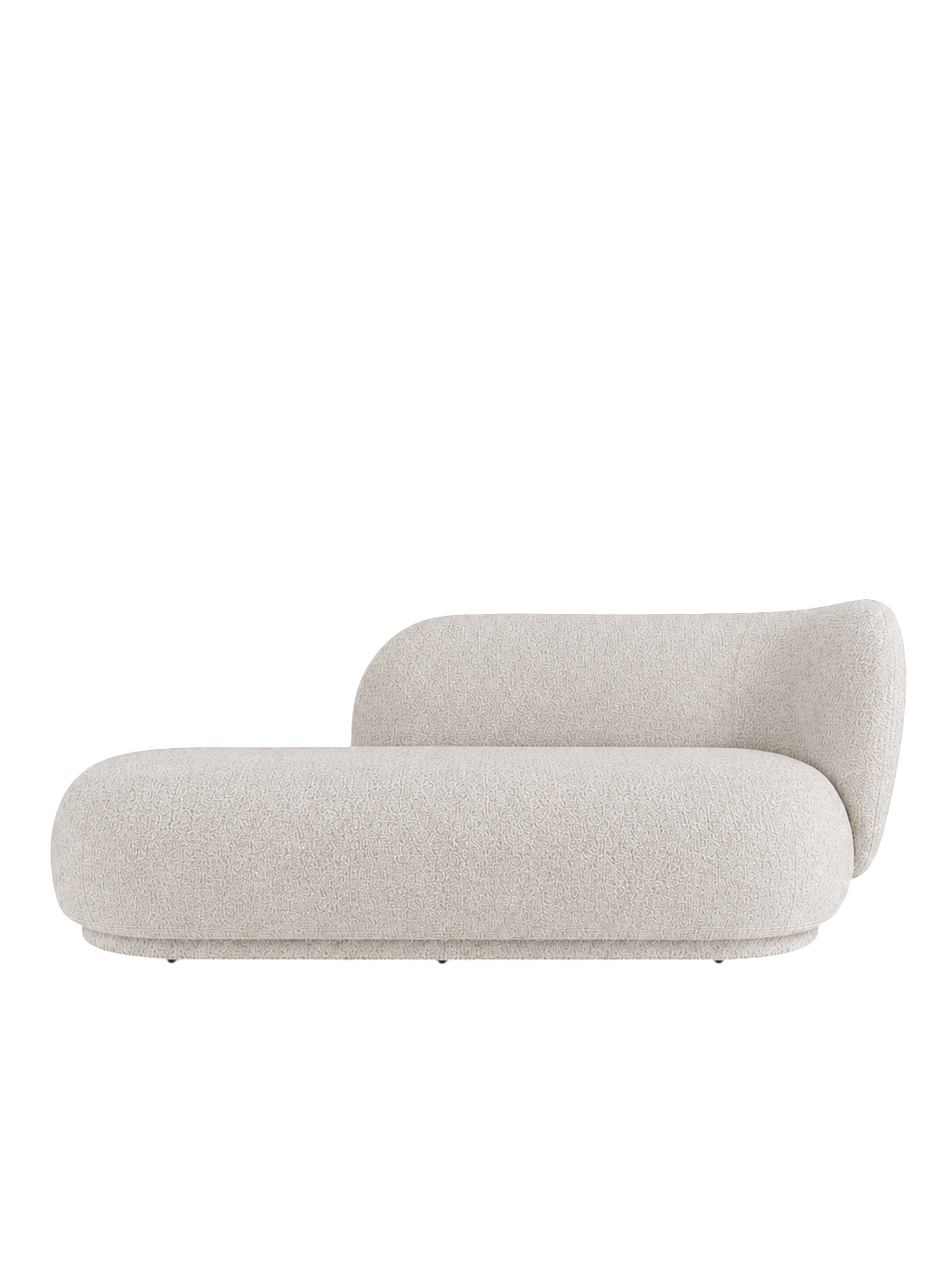 rico divan right - soft bouclé by ferm living