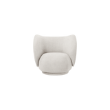 rico lounge chair - bouclé by ferm living 