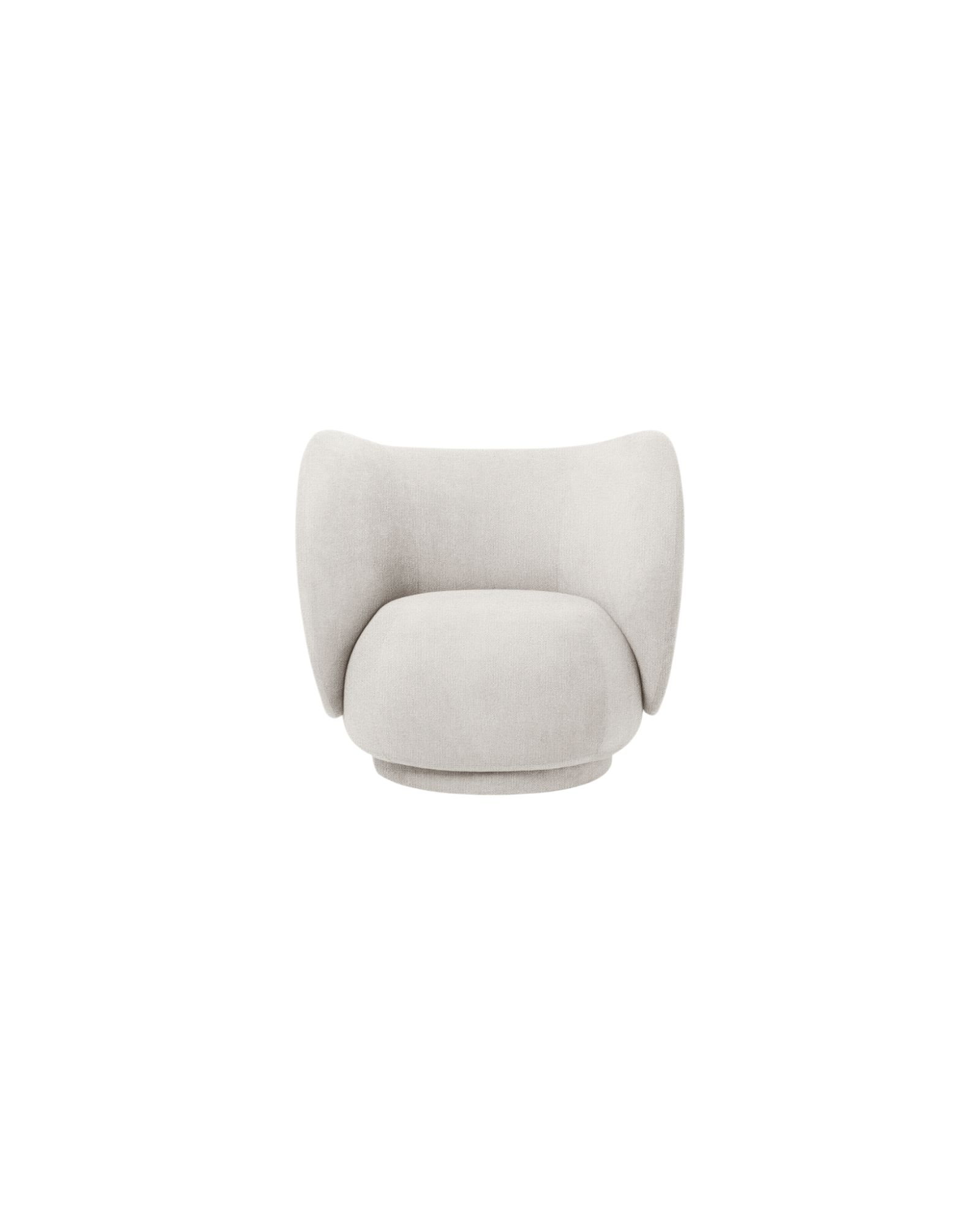 rico lounge chair - bouclé by ferm living 
