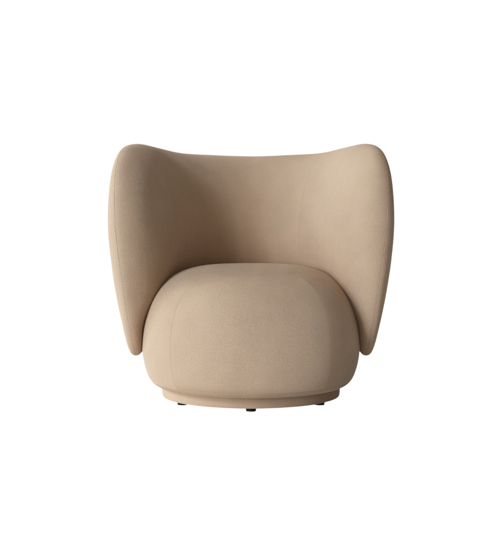 rico lounge chair - brushed by ferm living 