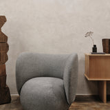 rico lounge chair - main line flax by camira 