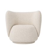 rico lounge chair - nordic bouclé by ferm living