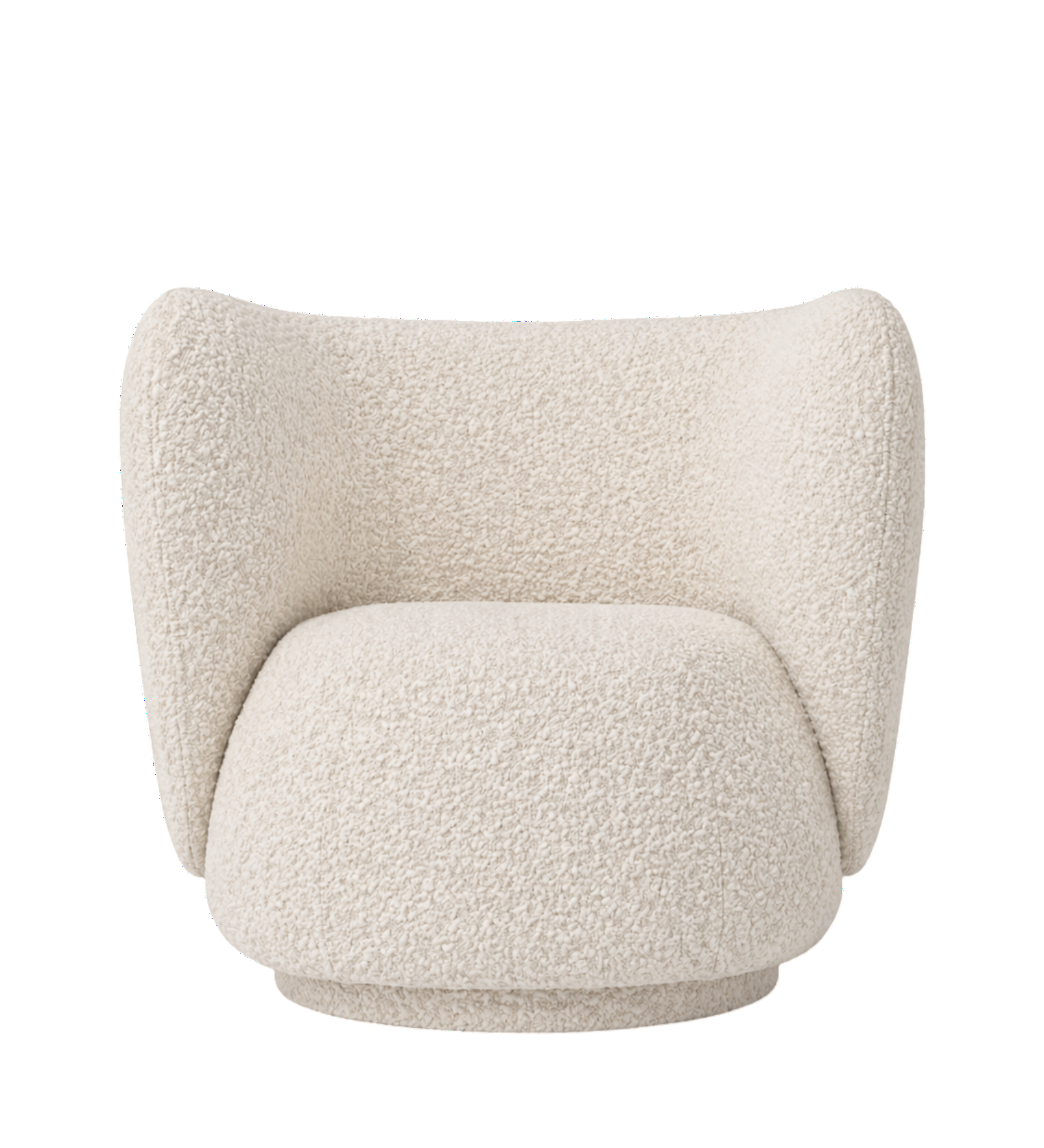 rico lounge chair - nordic bouclé by ferm living