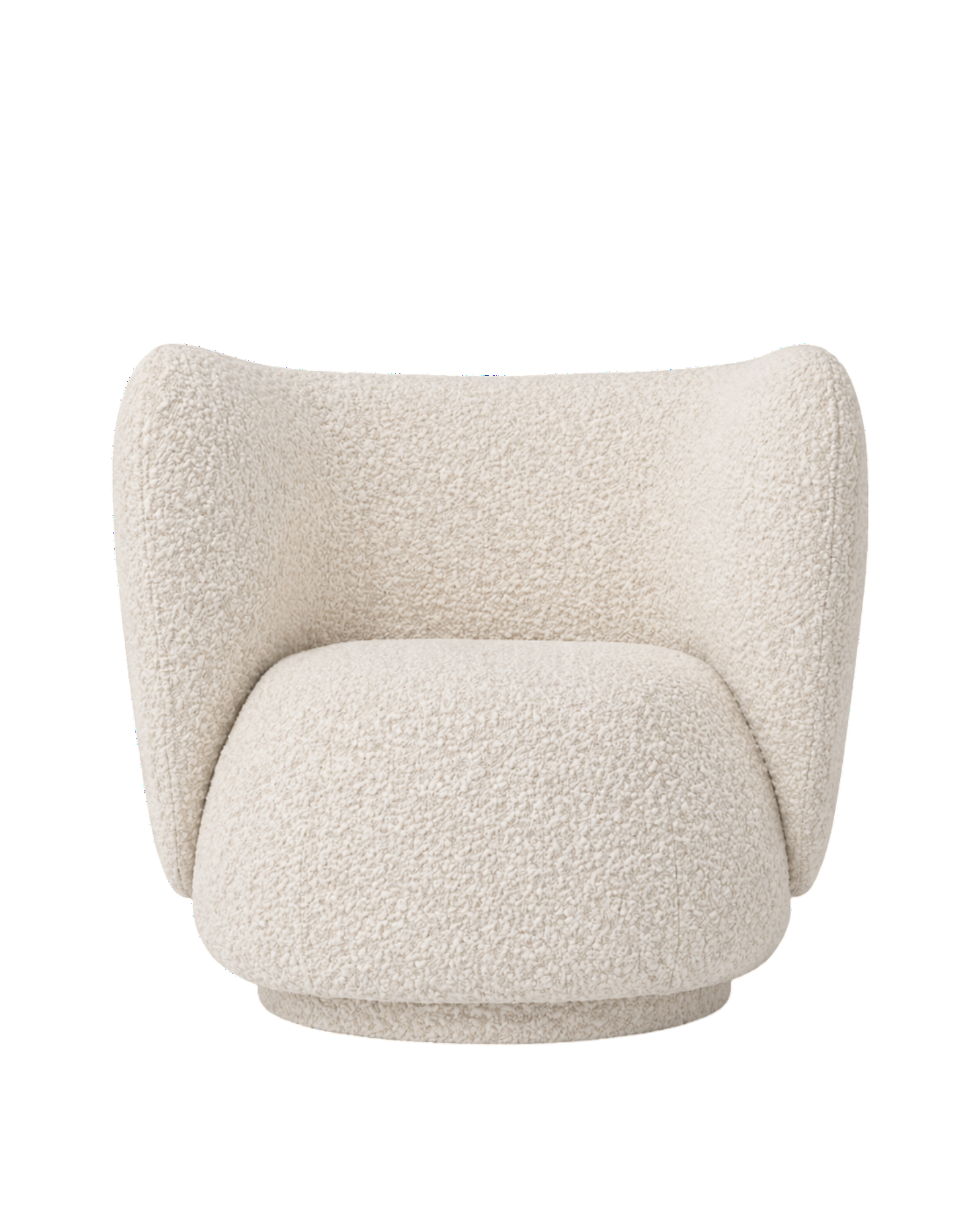 rico lounge chair - nordic bouclé by ferm living