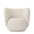 rico lounge chair - nordic bouclé by ferm living