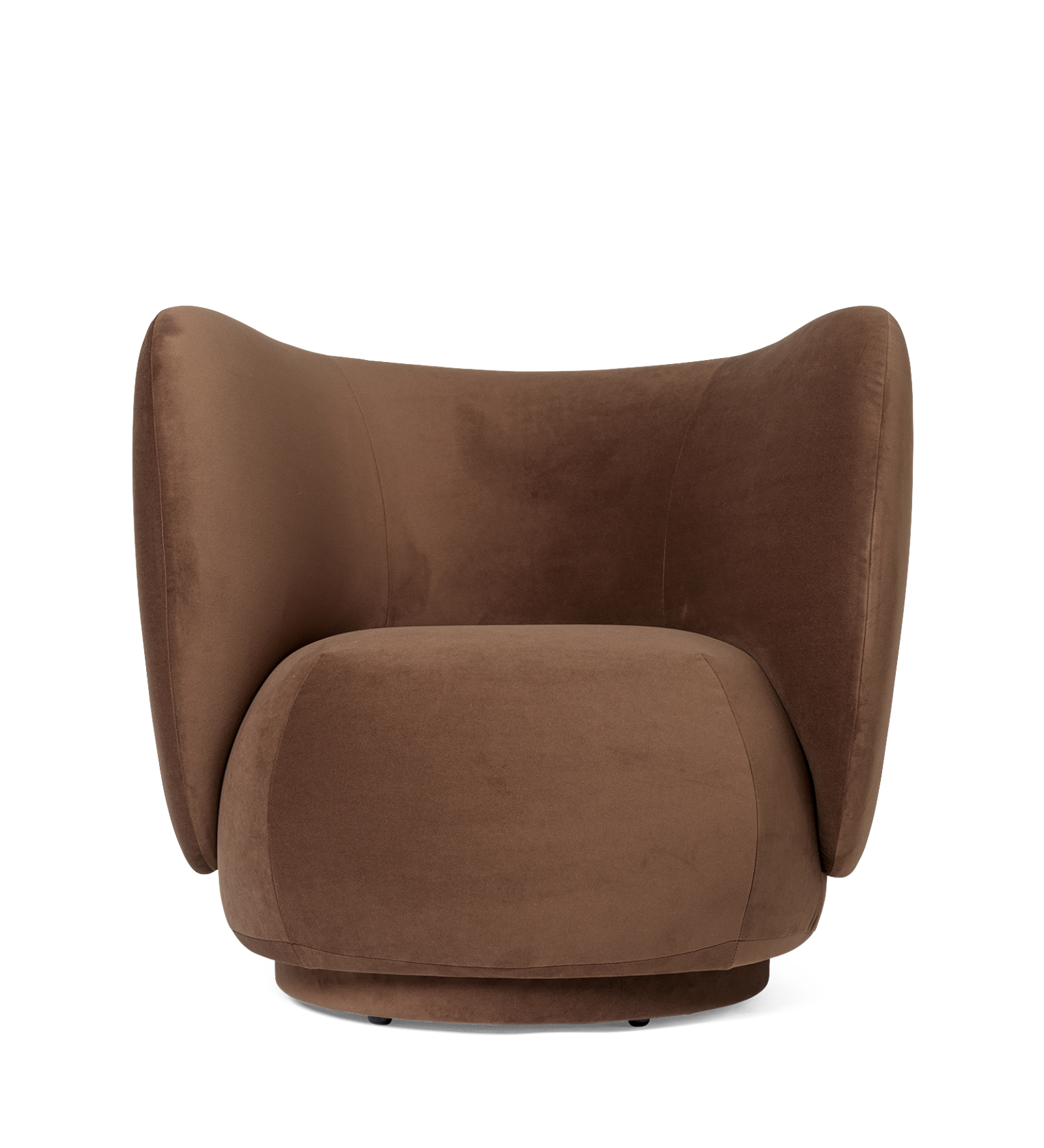 rico lounge chair - rich velvet by nevotex