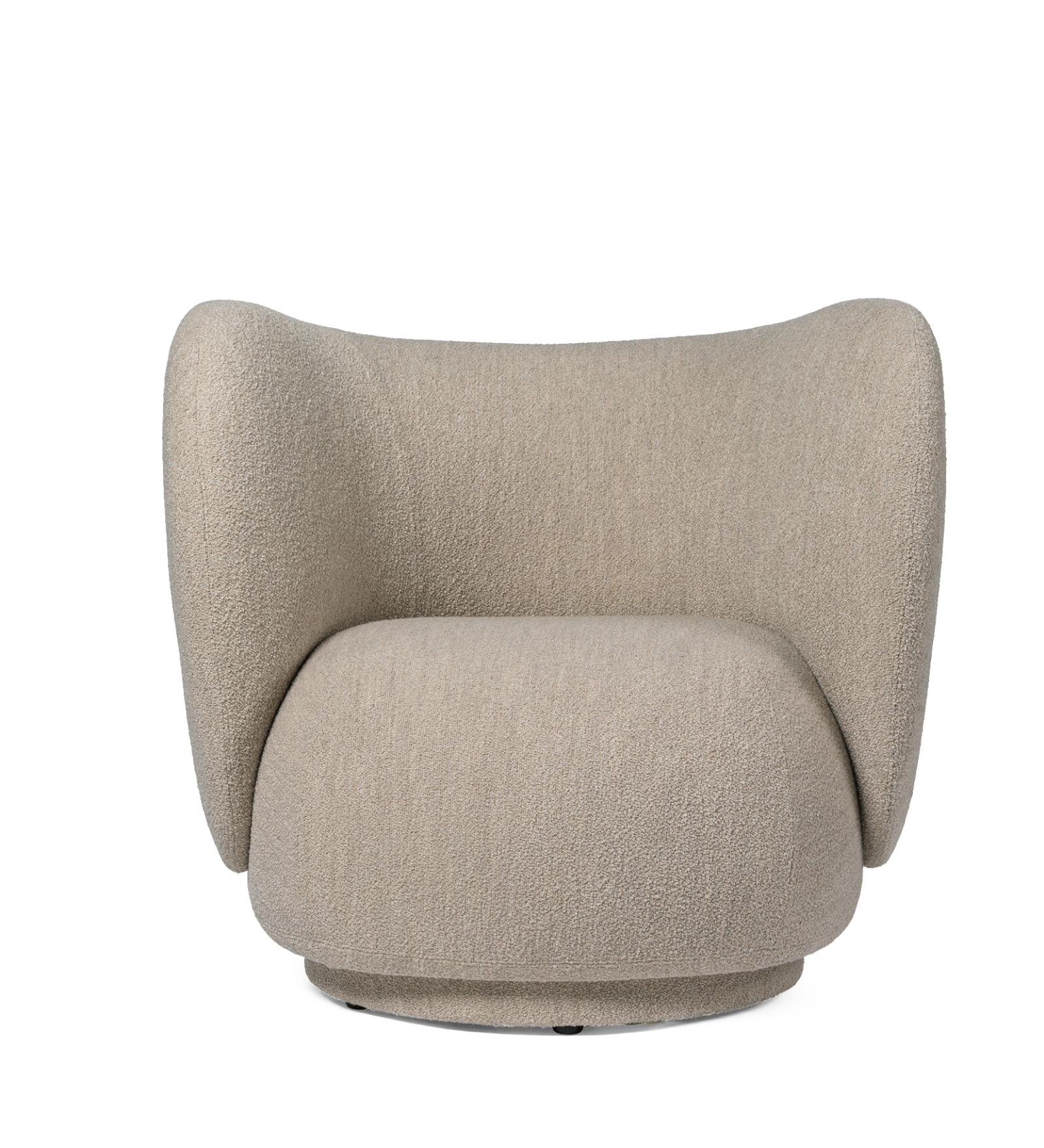 rico lounge chair - soft bouclé by ferm living 