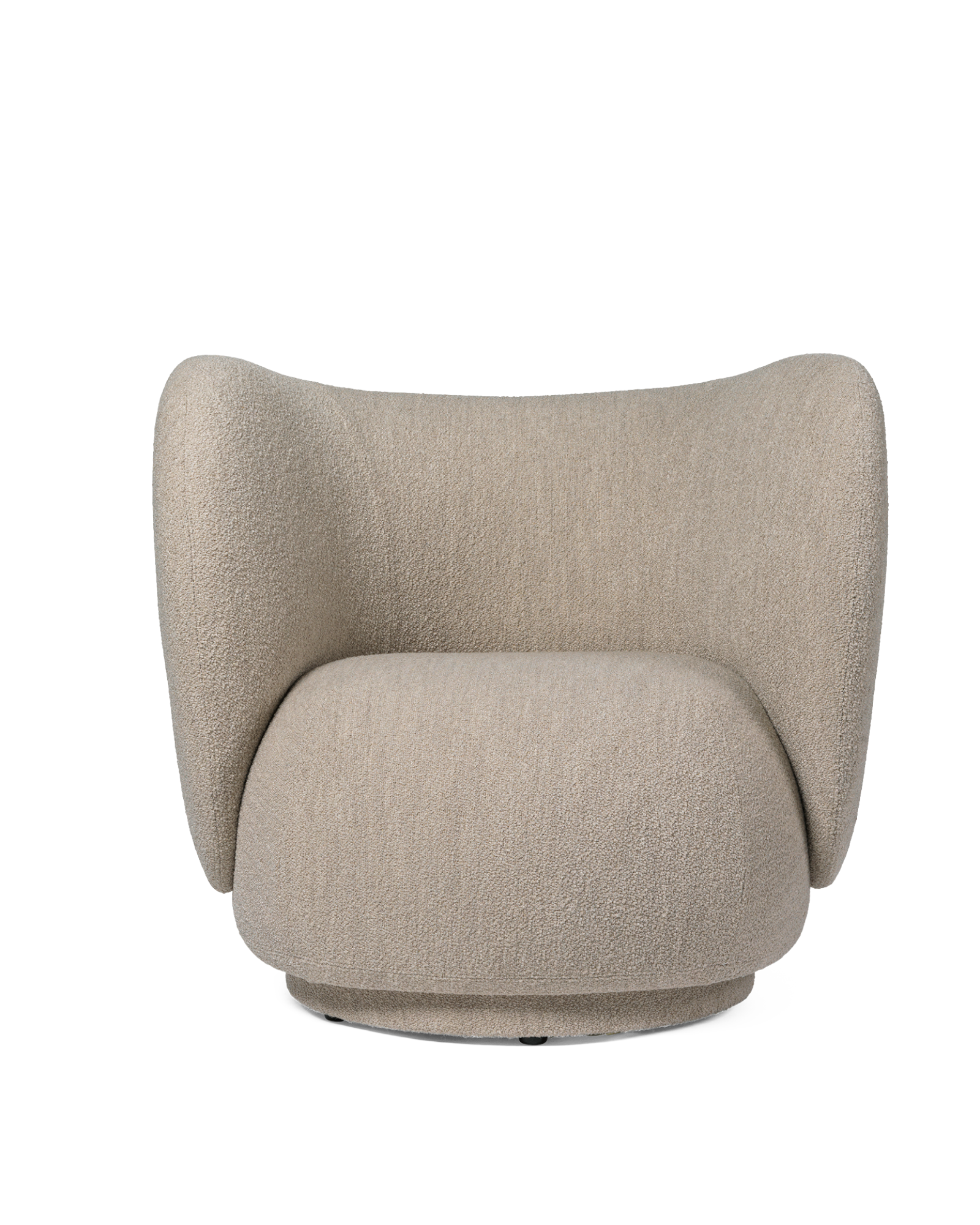 rico lounge chair - soft bouclé by ferm living 
