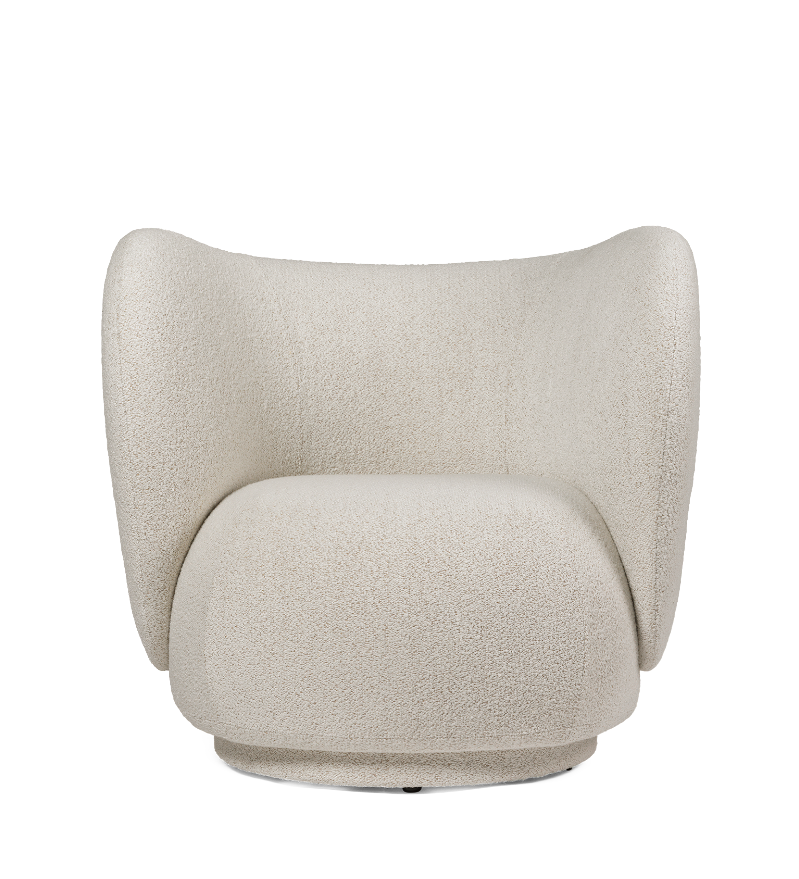 rico lounge chair - soft bouclé by ferm living 