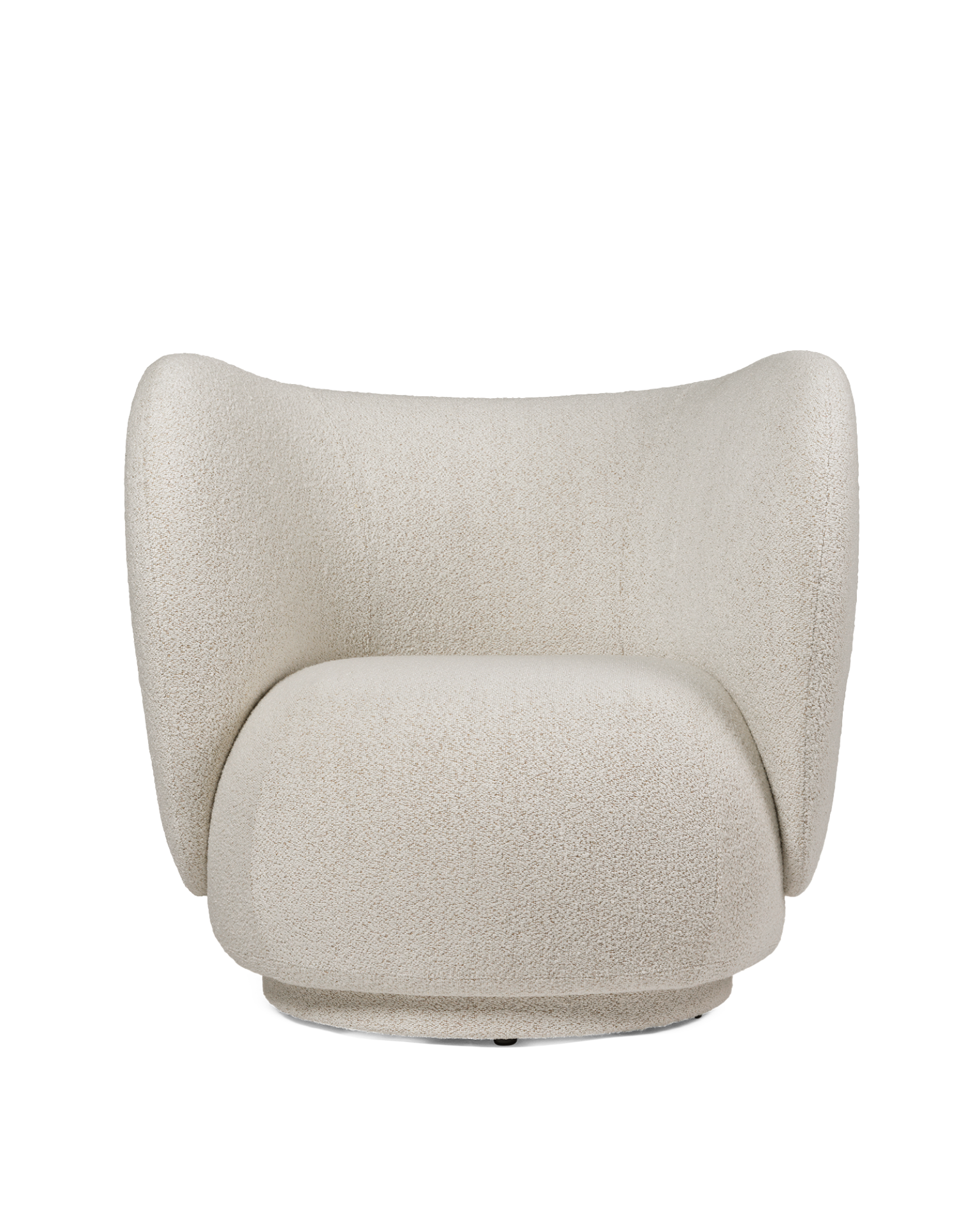 rico lounge chair - soft bouclé by ferm living 