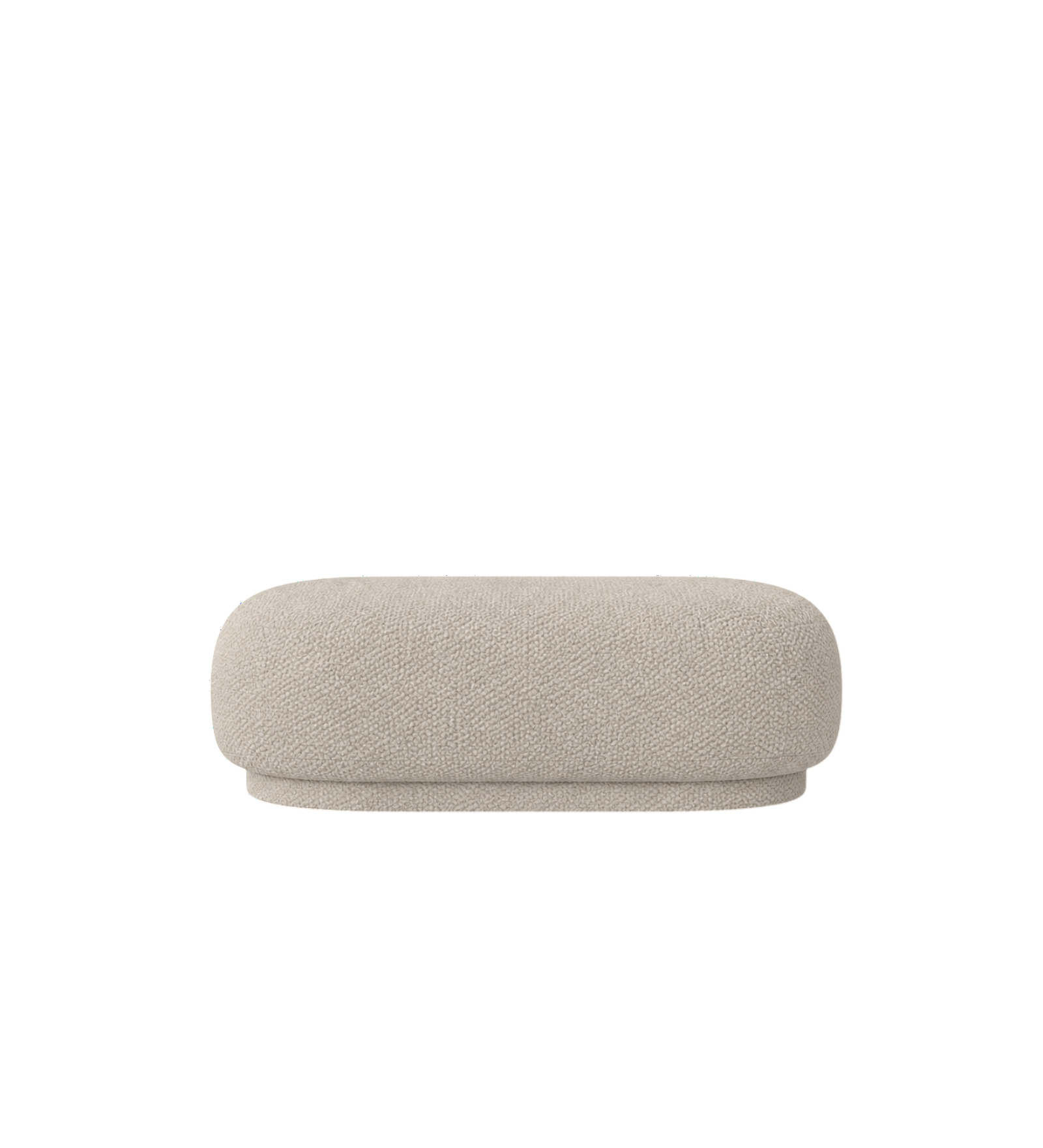 rico ottoman - brushed by ferm living 