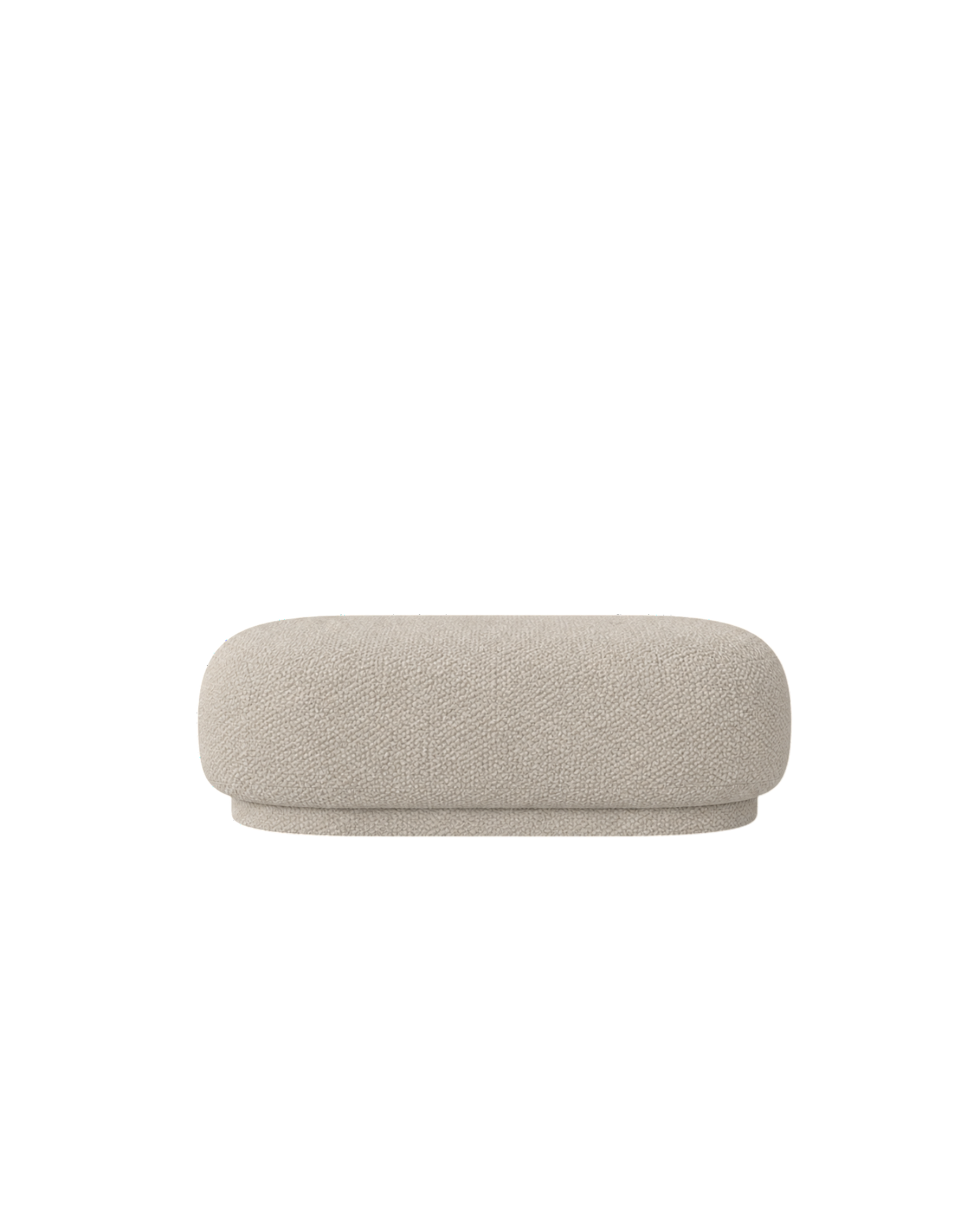 rico ottoman - brushed by ferm living 