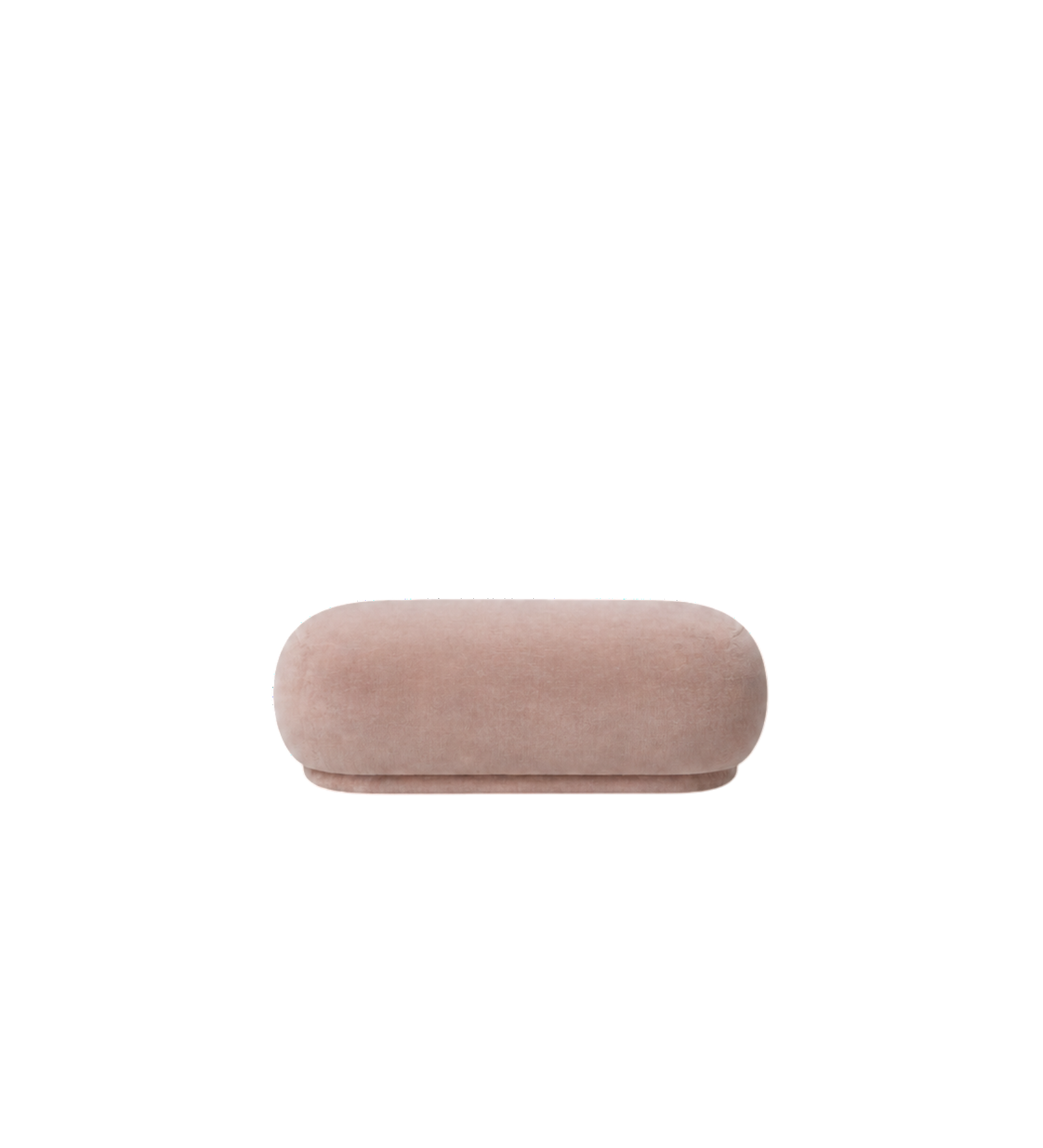 rico ottoman - devoré velvet by ferm living