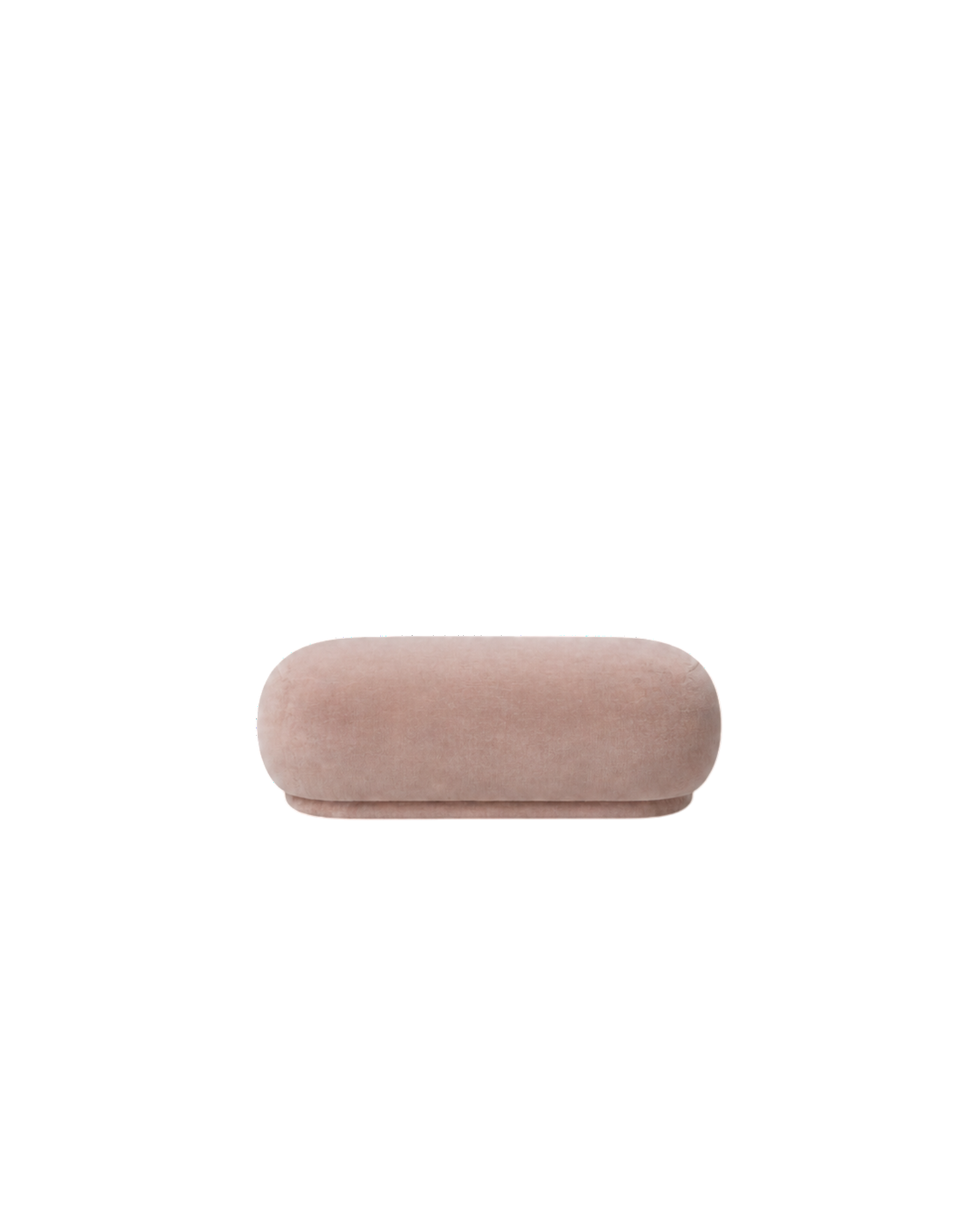 rico ottoman - devoré velvet by ferm living