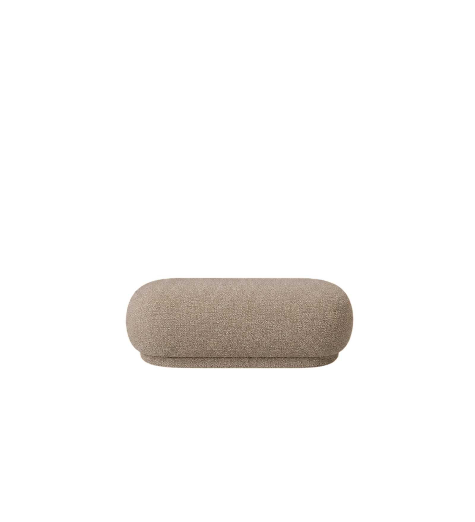 rico ottoman - bouclé by ferm living
