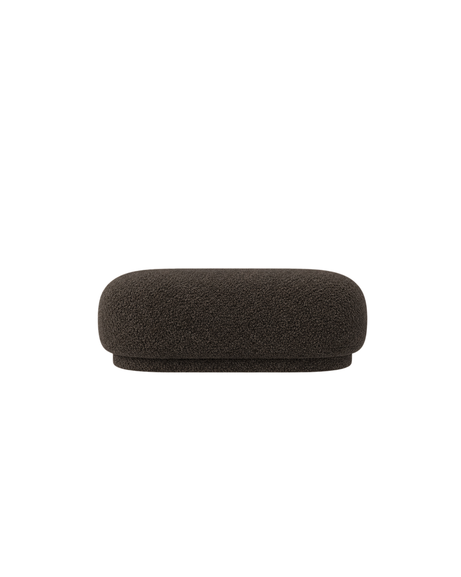 rico ottoman - soft bouclé by ferm living