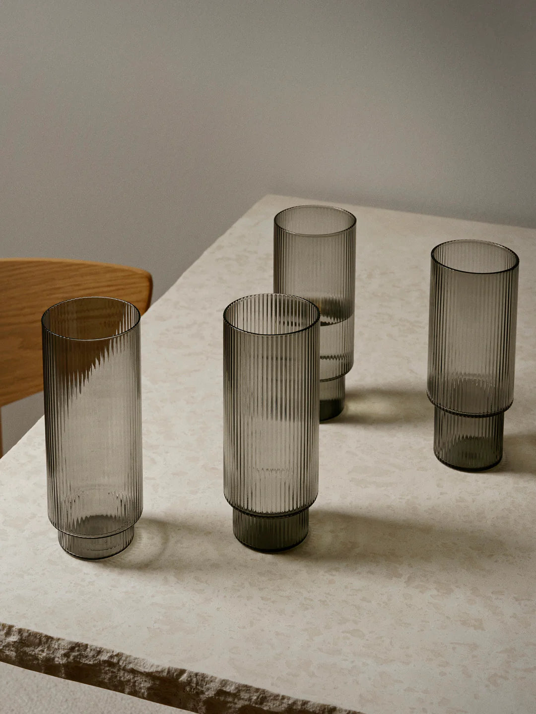 ripple - long drink glasses set of 7