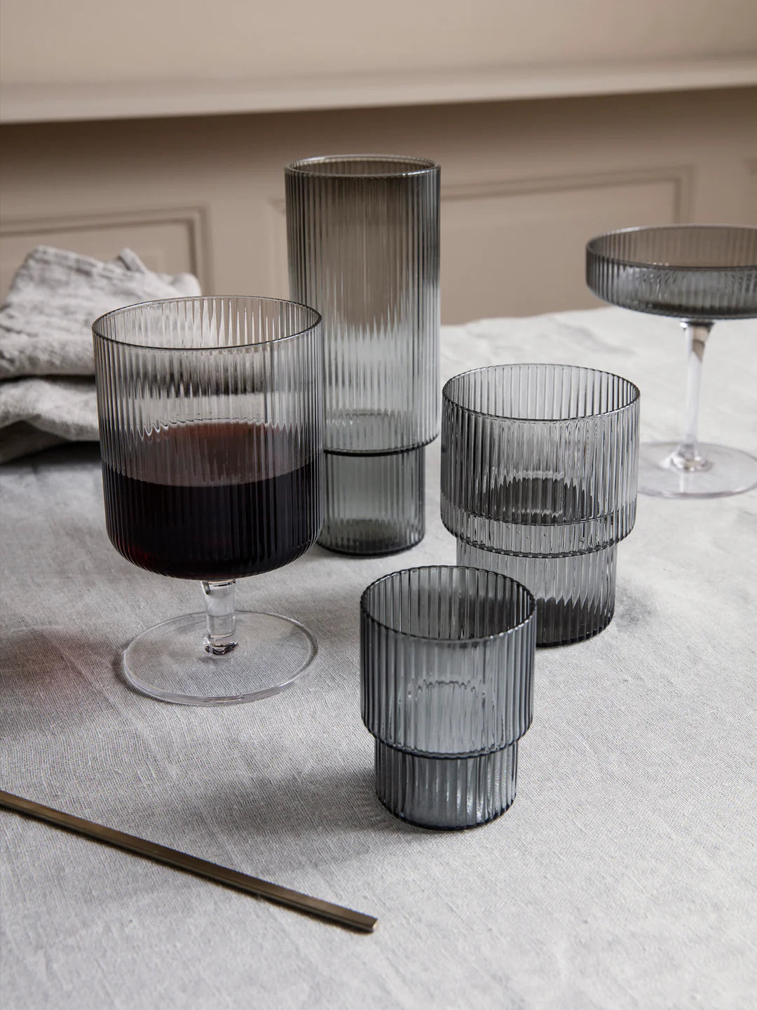 ripple - wine glasses set of 5