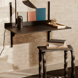 sector - desk black ash 