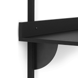 sector - desk black ash 