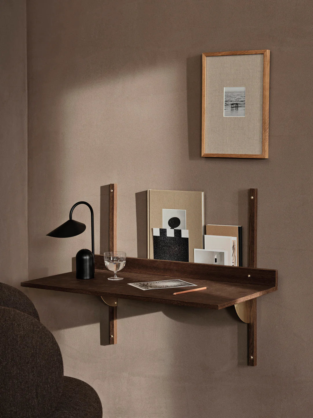 sector - desk smoked oak 