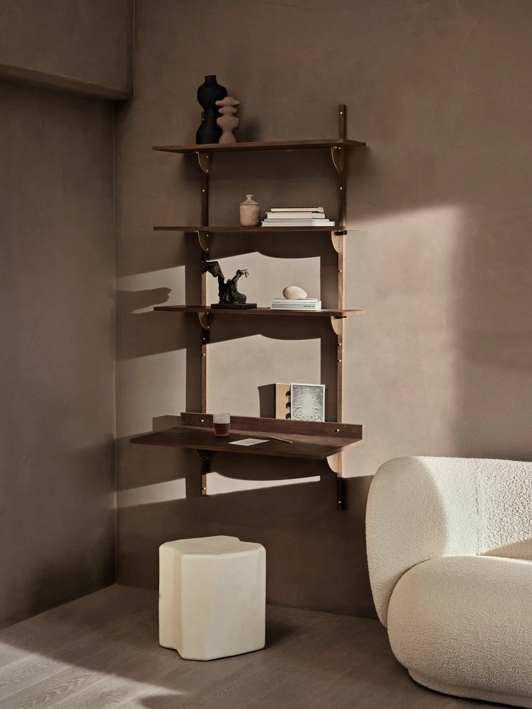 sector - desk smoked oak 