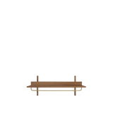 sector rack shelf - smoked oak