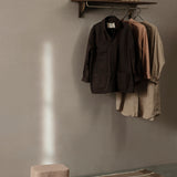 sector - rack shelf smoked oak